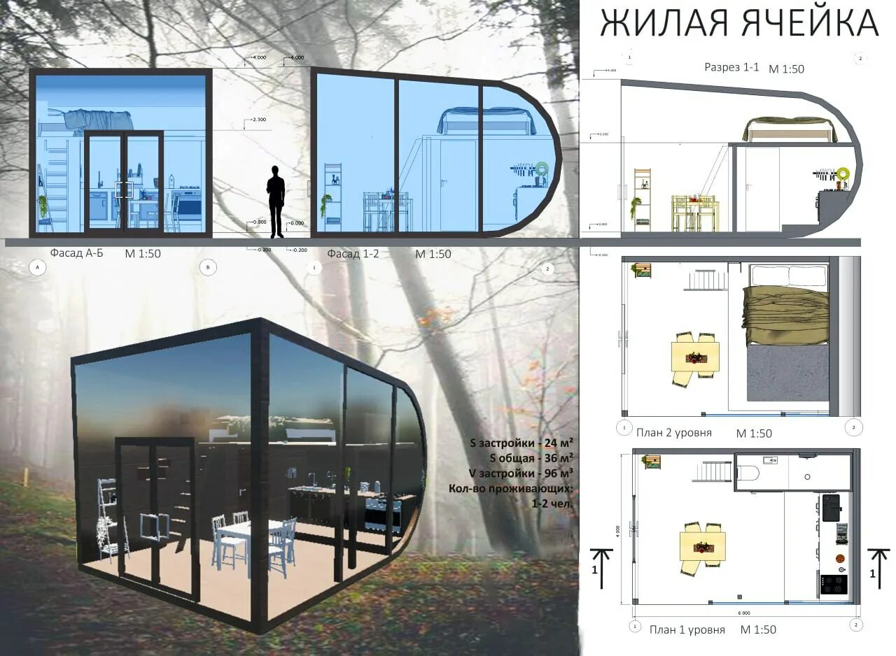 Тип жилых ячеек