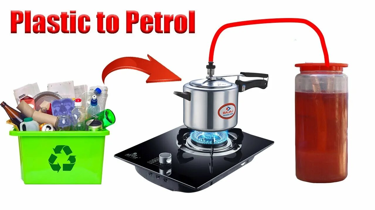 To make gas. Plastic into Petrol || produce fuel Petrol from Plastic waste. Bio-based and Petroleum Plastic. How to make Petrol, Gas by Burning Polythene and Plastic?.