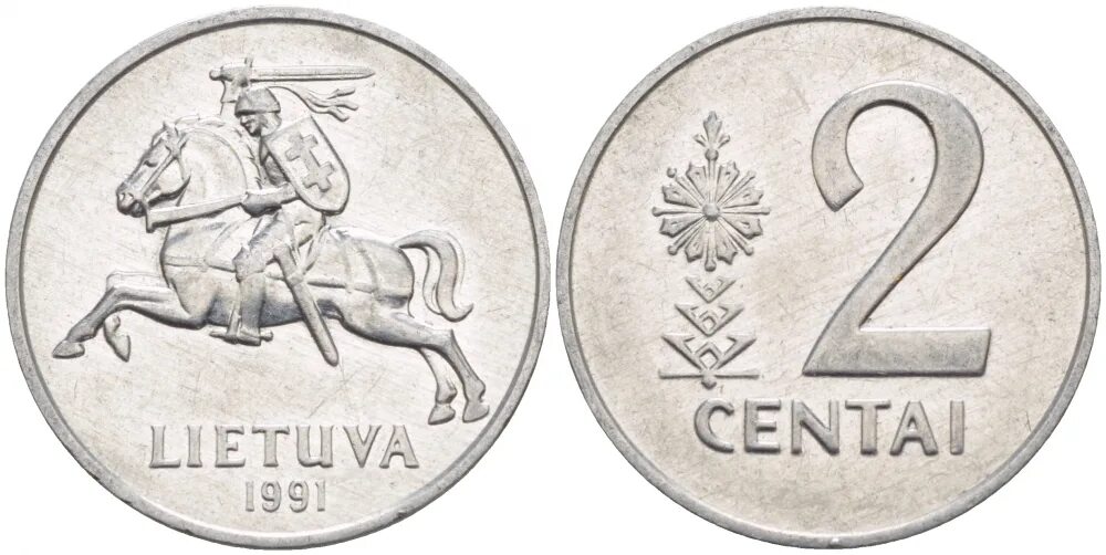 2 Цента Литва 1991. Монета 20 Cents Lietva 1991 года. Литва 2 Сентай 1991. 2 Centai монета.