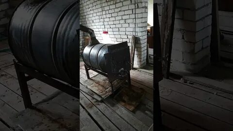 Печка из бочки 200 литров своими руками