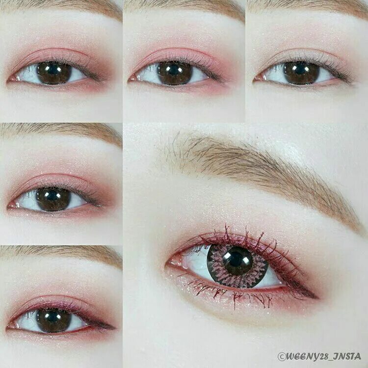 Как делается корейский макияж Pin by Евгения Колесникова on Makeup Asian eye makeup, Korean eye makeup, Monoli