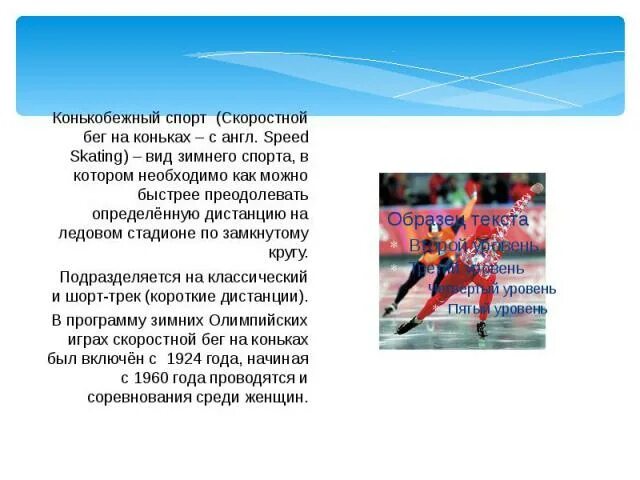 Описание спортивной школы. Конькобежный спорт презентация. Скоростной бег на коньках сообщение. Конькобежный спорт доклад. Доклад про конькобежный спорт 3 класс.