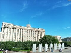 Московская площадь (Россия, Санкт-Петербург), Санкт-Петербург - "Одна из крупнейших площадей Европы Сталинский неоклассицизм, ог