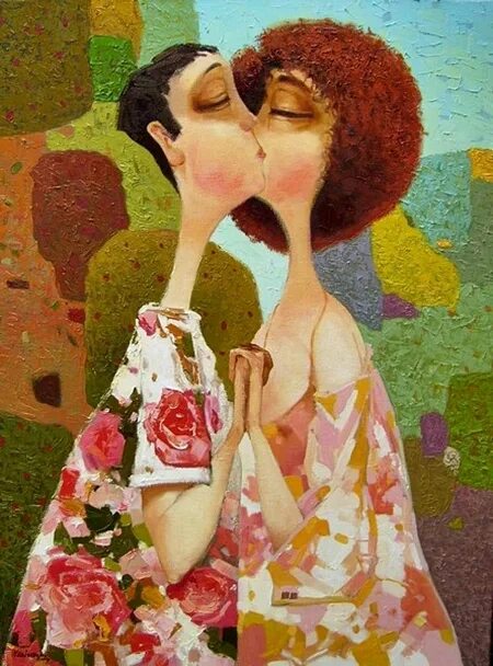 Поцеловала землю. Воздушный поцелуй живопись. Поцелуй художник. Поцелуй картины художников. Картины художников с поцелуем.
