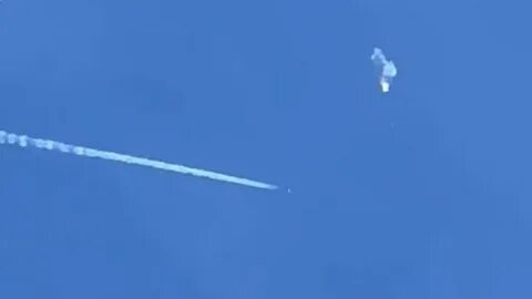 Сбитый воздушный шар над балашихой