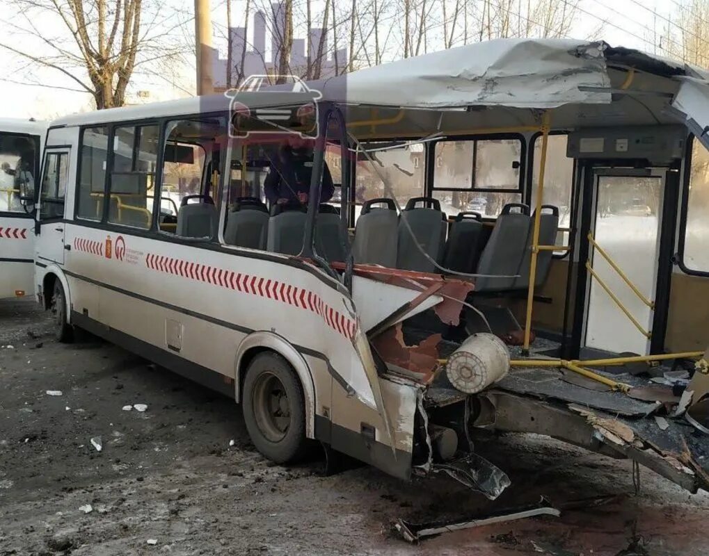 ДТП автобусов в Красноярске. Пазик аварии