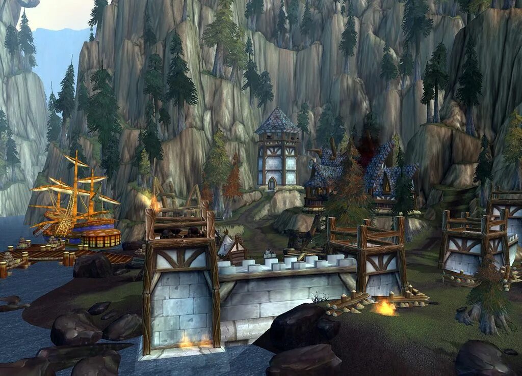 Игра wow 236. Wow ревущий фьорд. world of warcraft wrath of the lich king локации. world of warcraft игра 2004. лагерь возмездия ревущий фьорд.