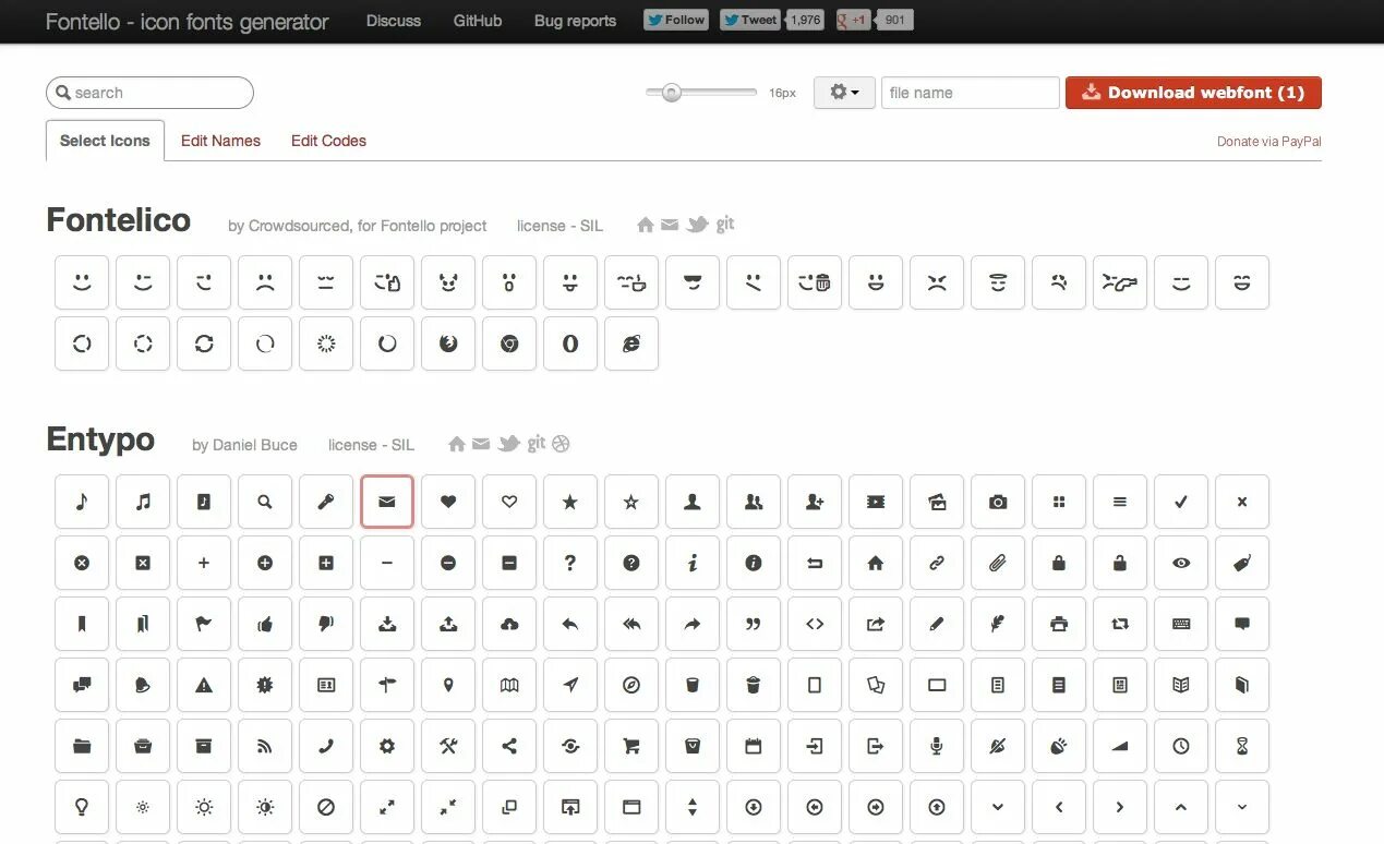 Font generator. Fontello. Iconfont шрифт. Entypo-Fontello.