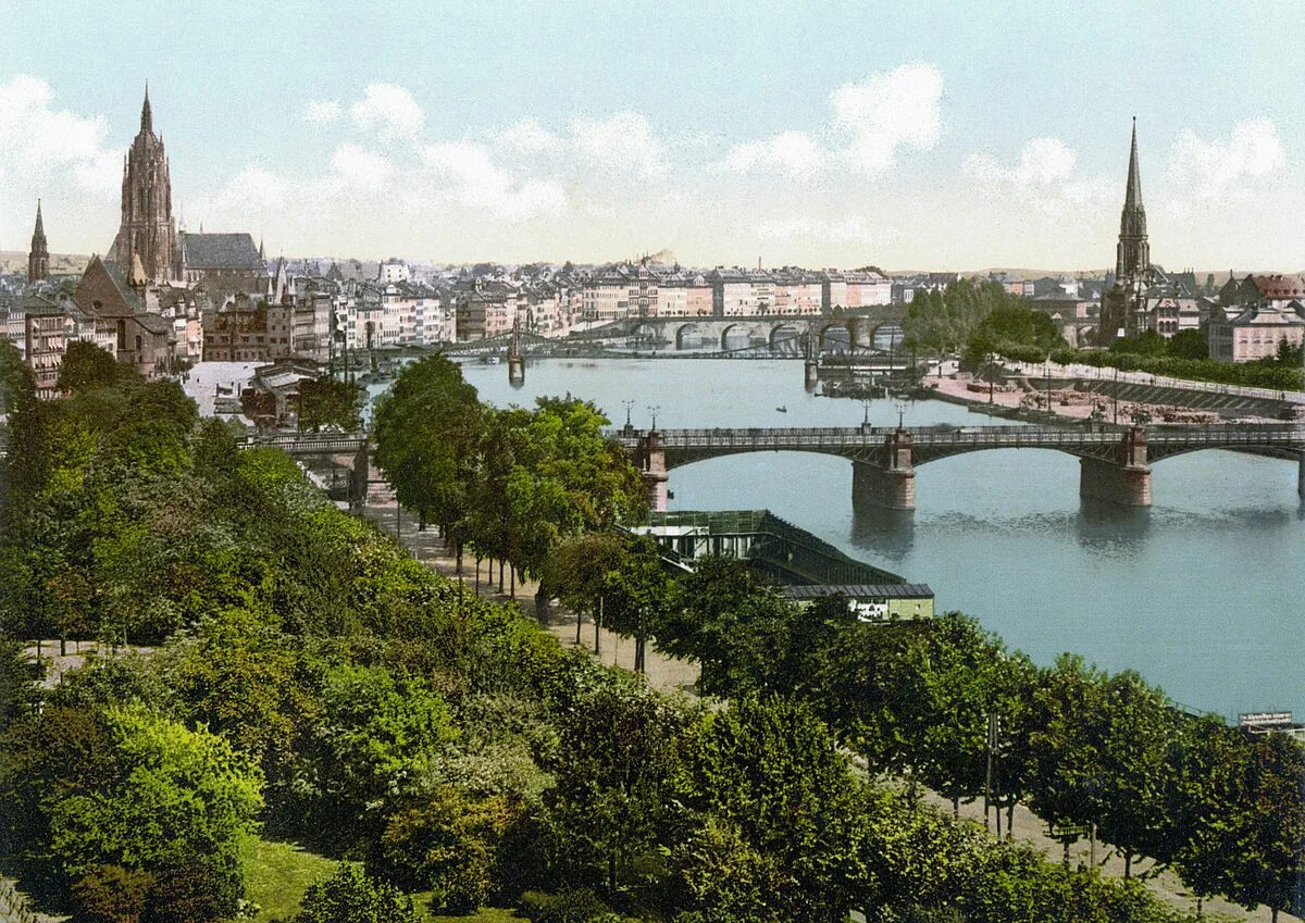 Франкфурте-на-майне 1900. Франкфурт 19 век. Франкфурт-на-майне 19 век. Пейзаж средневековая франкфурт-на-майне. Франкфурт 19 век.