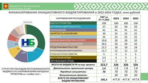 Результаты инициативного бюджетирования