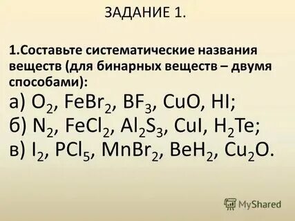 Составьте формулы бинарных соединений таблица Картинки СОСТАВЛЕНИЕ ФОРМУЛ ПО НАЗВАНИЮ ВЕЩЕСТВ