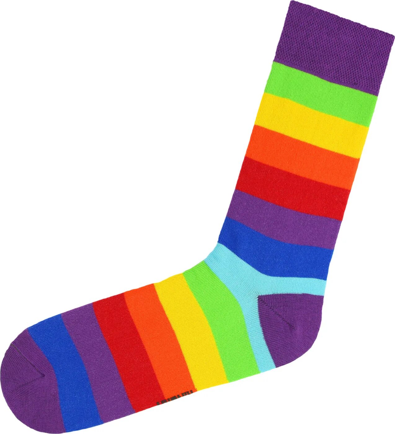 Один носок. Первые носки. Носки на белом фоне. Носки. 39-44 коты в новогодних шапках х/б нмнг1136.