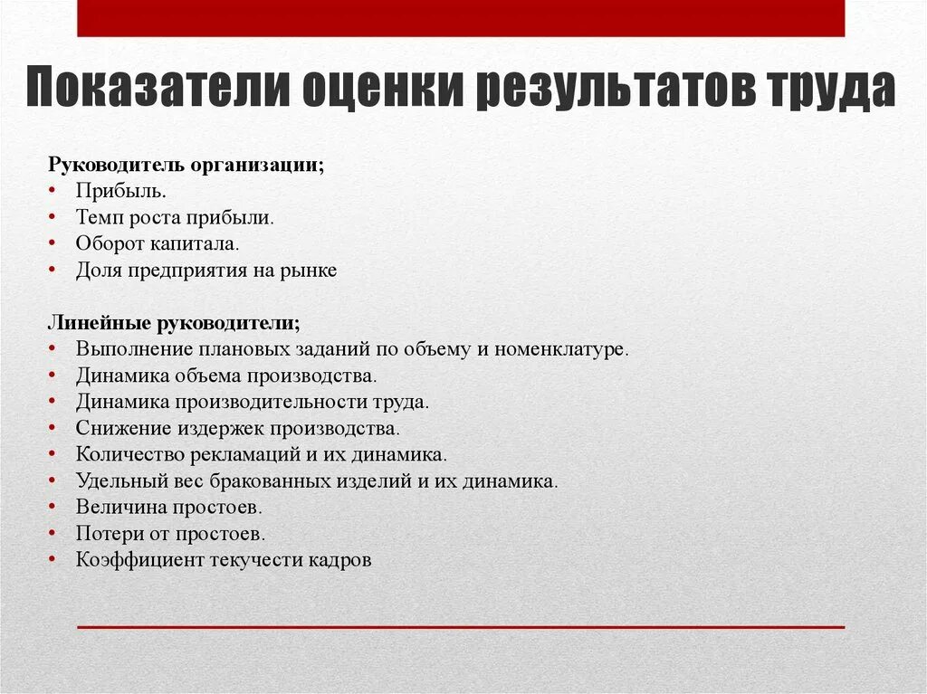 Показатели оценки результатов труда. Оценка результатов труда персонала. Методы оценки результатов труда. Оценка результативности труда работников.