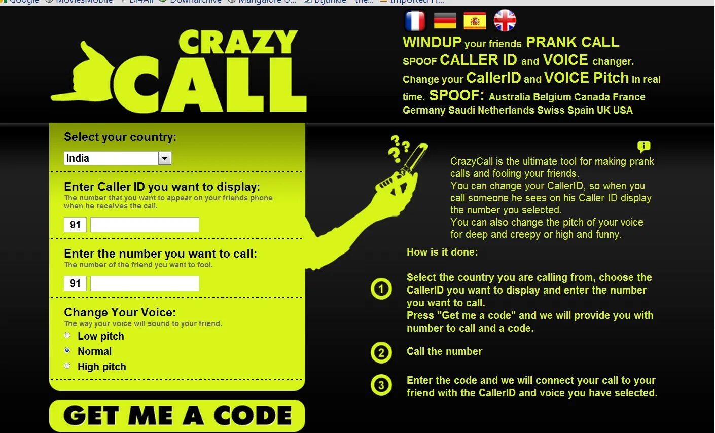 Crazy Call. Caller ID Spoofing. Программирование ПРАНК. Ultimate Tool. This is to call your