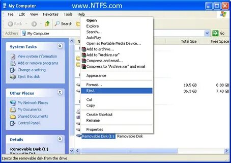 Usb ntfs