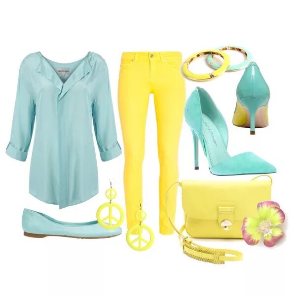 детский вязаный костюмчик. комплекты одежды. контрастные яркие оттенки. желто голубой комплект. контрастные сочетания цветов.