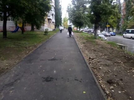 Новый тротуар