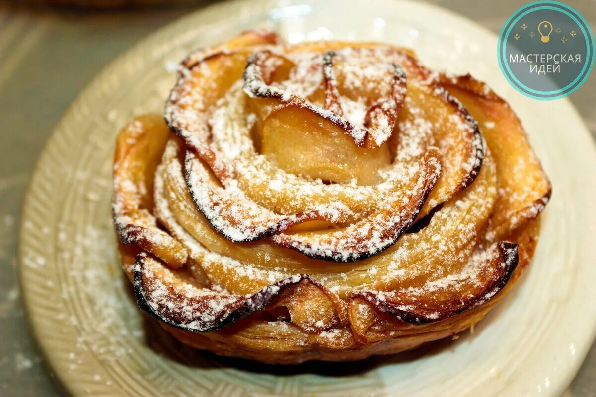 Rose Apple Pie Food, Pie, Desserts