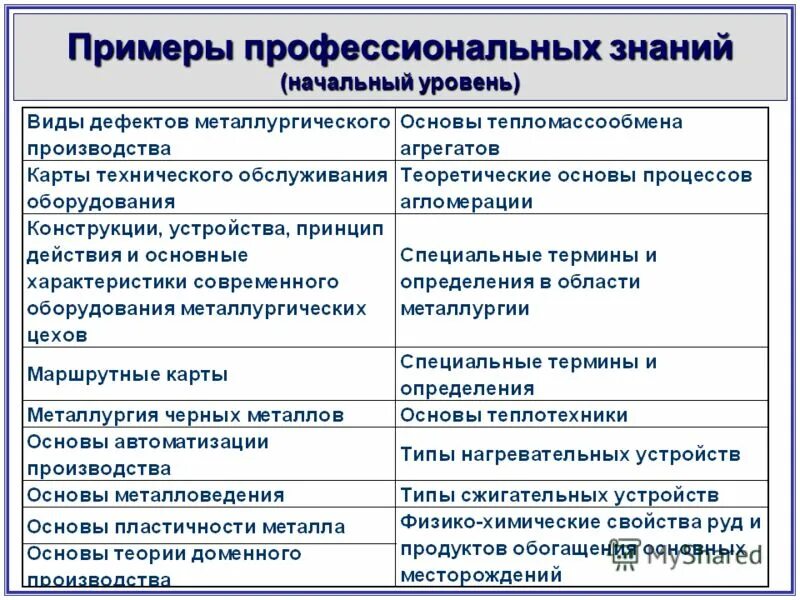 Примеры профессионального общества