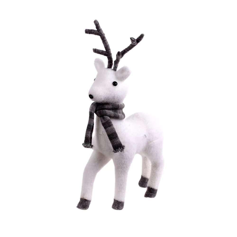 Белый олененок игрушка. Белый олень игрушка. Белый олень декор. Hansa белая лань, 72 см. Kaemingk игрушки.