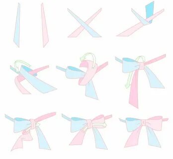 Как завязать бант из ленты на платье