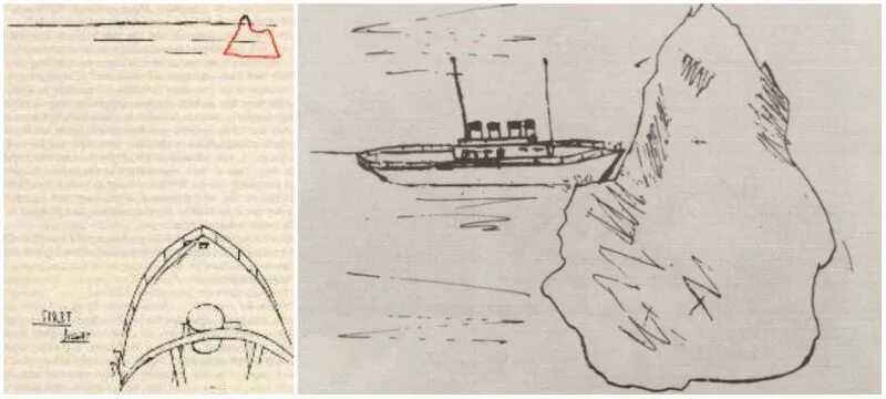 Почти утонул. Утонувший Титаник рисунок. Айсберг прямо по курсу. Флит Титаник. Фредерик Флит Титаник.