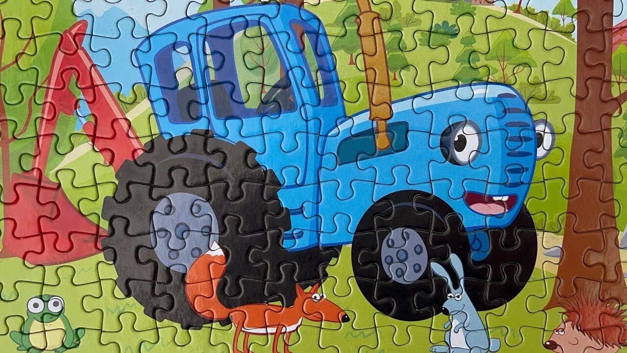 Пазл «синий трактор». Пазл «синий трактор». Синий трактор едет к нам фото. Синий трактор мультяшка познавашка. Пазлы синий трактор собрать.