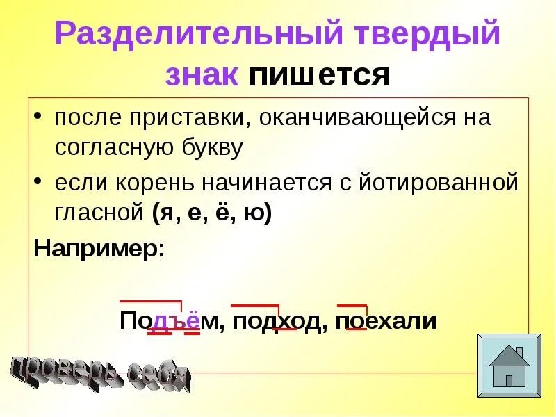 Приставка от последующего согласного звука