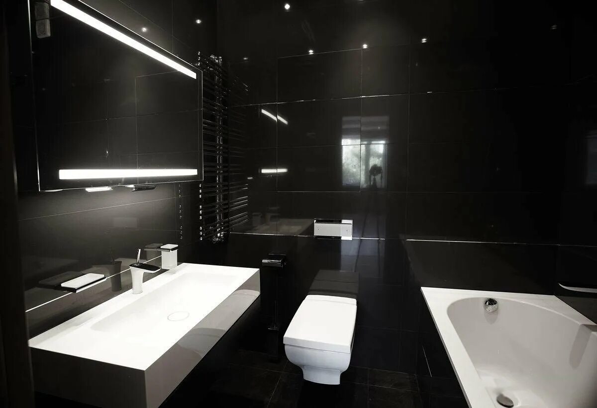 Черная ванная комната. Черный интерьер ванной. Ванная комната в темных тонах. Ванна в черном стиле. Ванная комната темного цвета