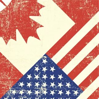Канада сша флаги