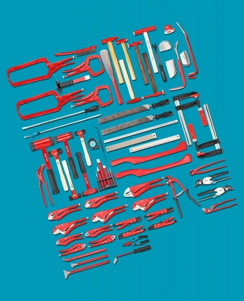 Набор для кузовных работ. Hazet tool assortment 0-179/220. инструмент для кузовного ремонта. спец инструменты для ремонта кузова. набор для кузовного ремонта.