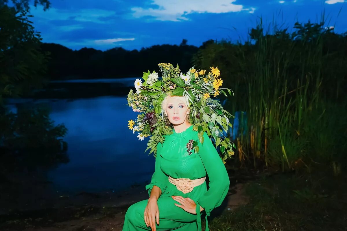 Мастер класс на ивана купала. Наряд на ивана купала. костюм на ивана купала. купала венок.