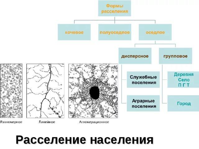 Групповое расселение. Групповая форма расселения. Групповая форма расселения пример. Автономная форма расселения. Типы расселения.