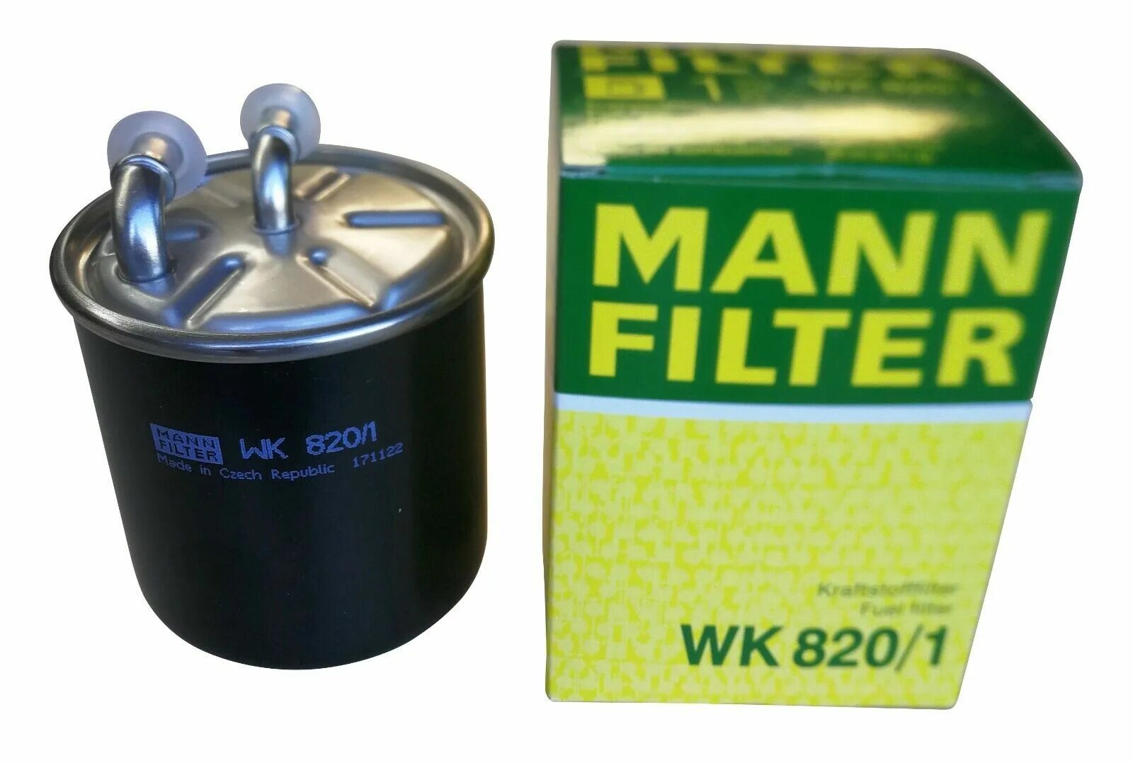 Mann фильтр оригинал. Mann-Filter WK 820/1. Ман фильтр топливный WK 820/1. Wk8201mann. Фильтр топливный Mann-Filter wk820/2х.