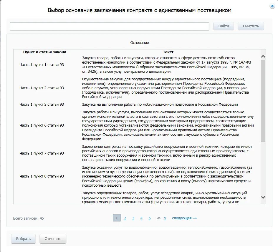 Изменение контракта заключенного с единственным поставщиком. Изменение контракта заключенного с единственным поставщиком