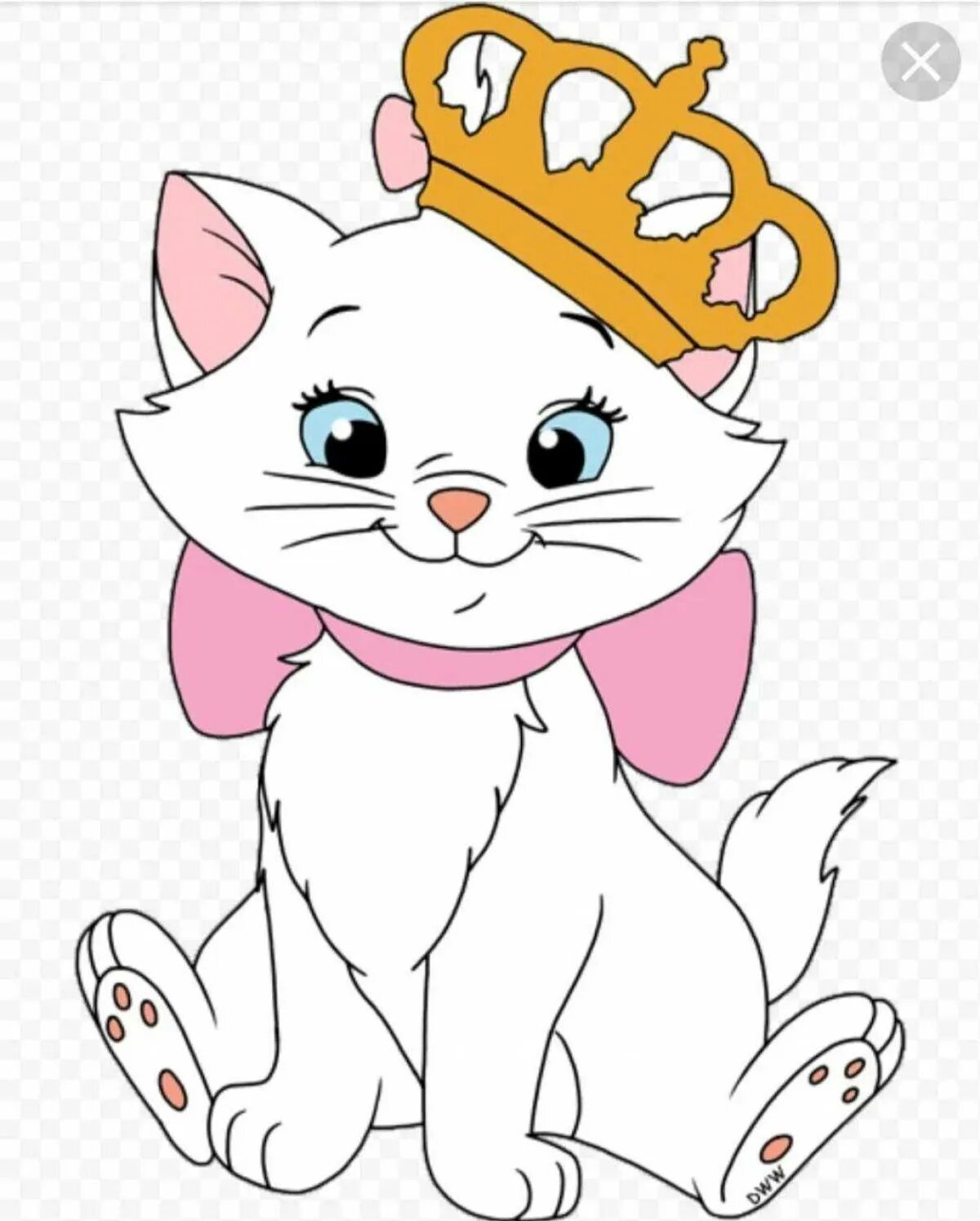 Киса для детей. Кошечка Мари. Мультяшный кот. Мультяшные кошки. Кошка Мари с короной.