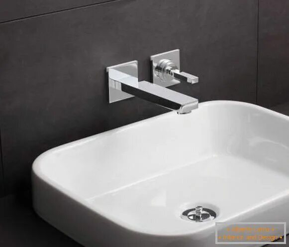 Сантехника dornbracht. Смеситель из стены для раковины. Раковина villeroy&boch loop&friends 6145 1001. Клуди смеситель из стены для раковины. Смеситель встроенный в стену.