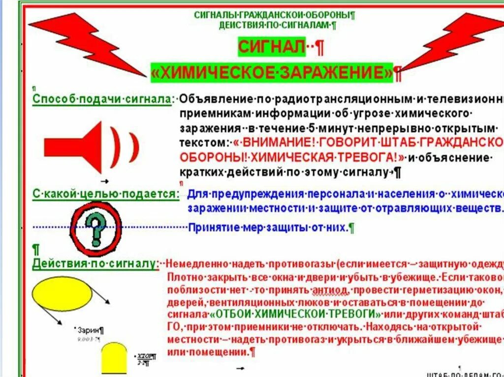 Сигнал учебной тревоги. Сигнал химическая тревога. Сигнал химическая тревога подается. Сигнал «химическая тревога» подается при…. Сигналы гражданской обороны.