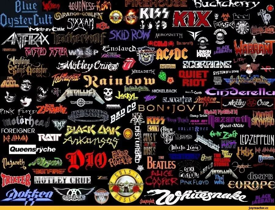 Название групп играющих. Логотипы музыкальных групп. Названия рок групп. Логотипы всех рок групп. Эмблемы рок групп зарубежных.