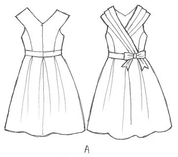 How to Draw a Dress - Really Easy Drawing Tutorial