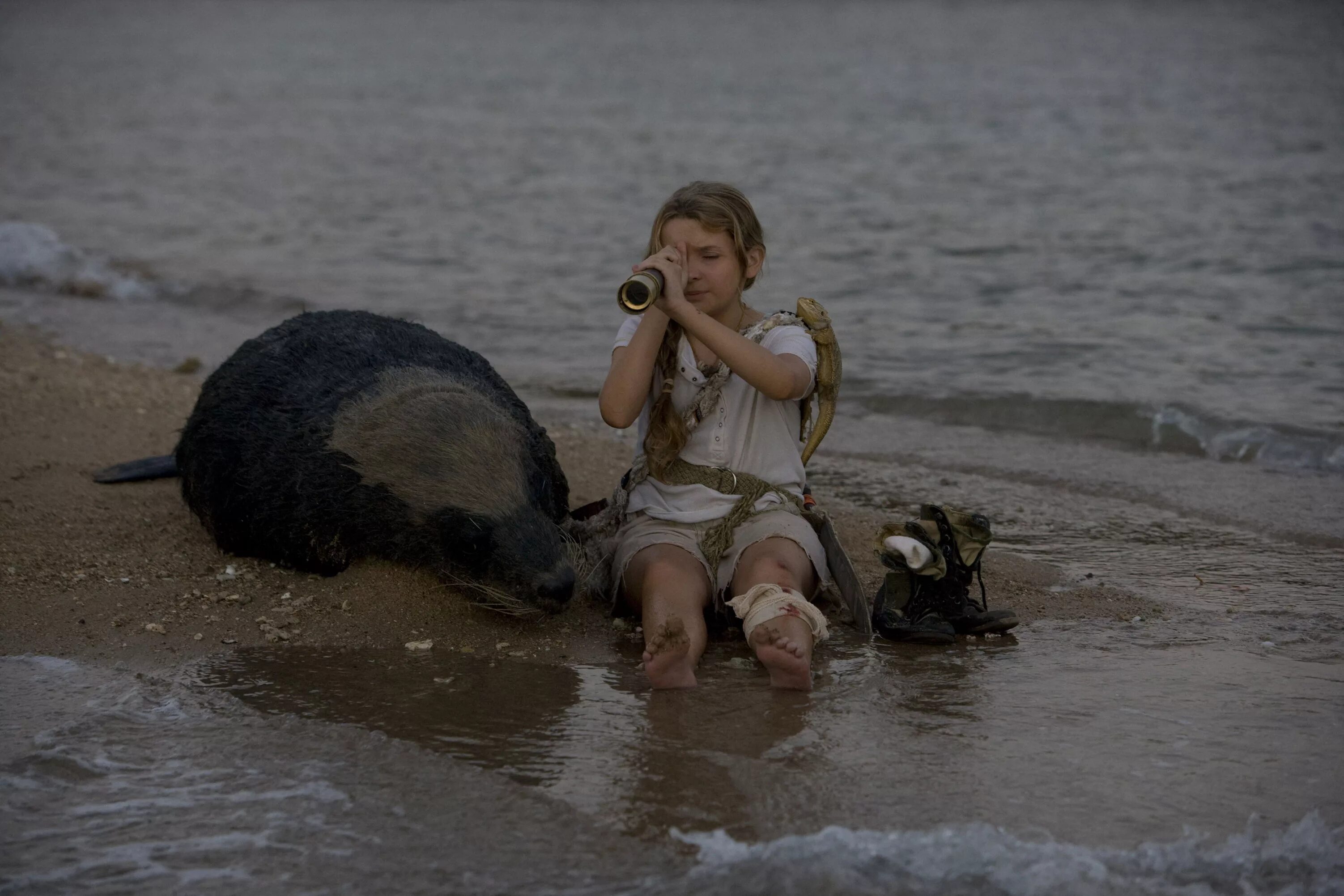 Ф про острова приключения. Остров ним nim's Island, 2008. Эбигейл Бреслин остров ним. Остров ним 2008 кадры.