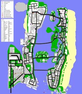 Карта пакетов в gta vice city