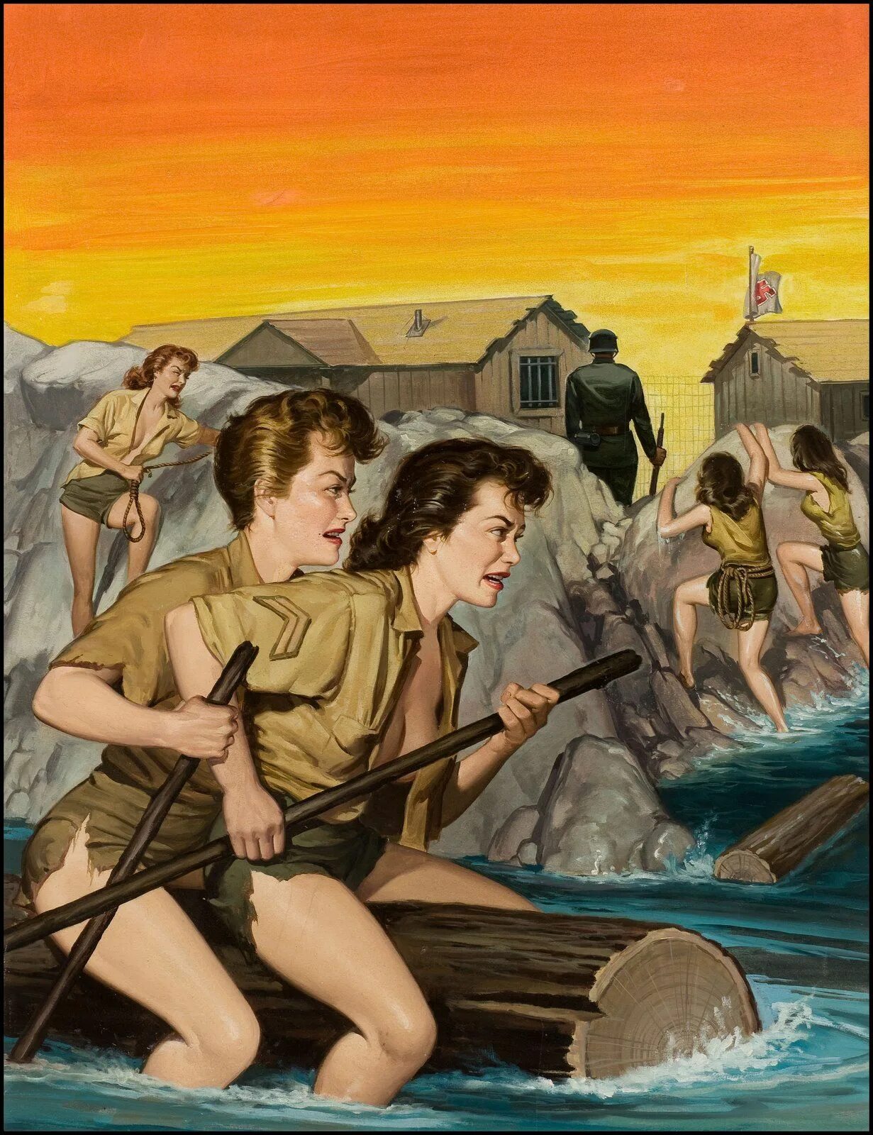 Морт Кунстлер. Морт Кунстлер амазонки. Морт Кунстлер картины амазонки. Живопись Военная тематика. Плакат женщины войны