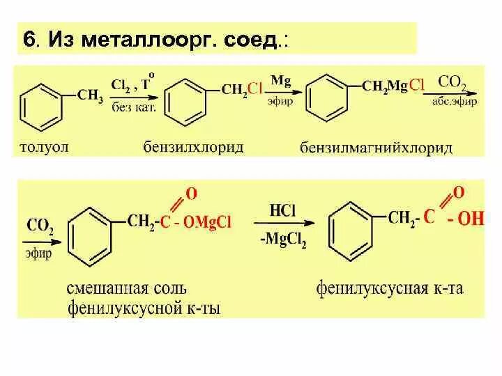 Эфир бром. Бензальдегид фенилмагнийбромид. Толуол бензилхлорид. Хлористый бензил и магний. Бромбензол плюс магний.