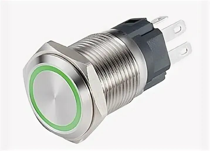 White push button. White push button