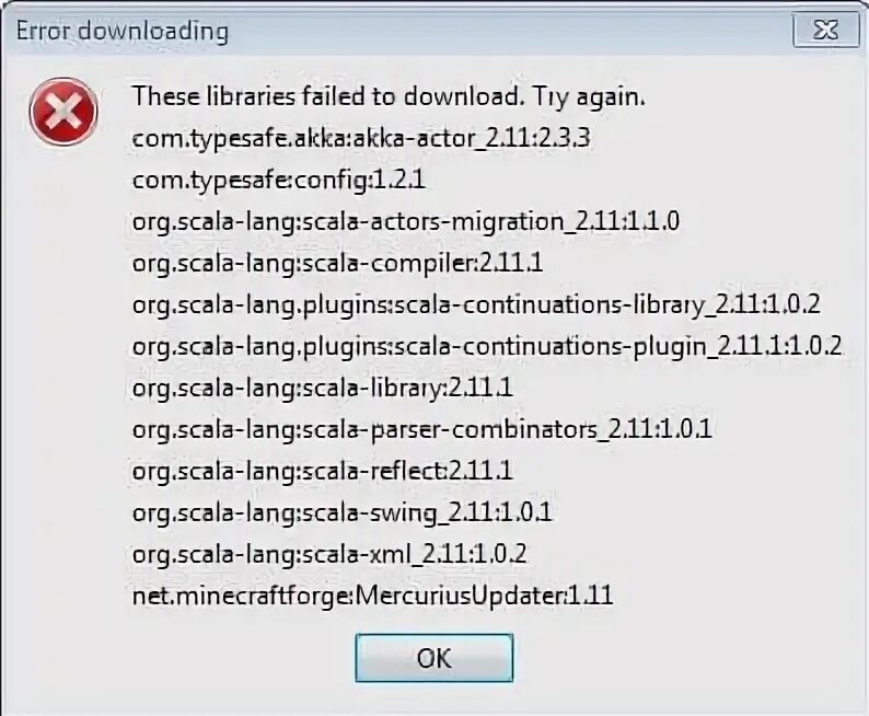 Failed library. Failed to verify username minecraft.