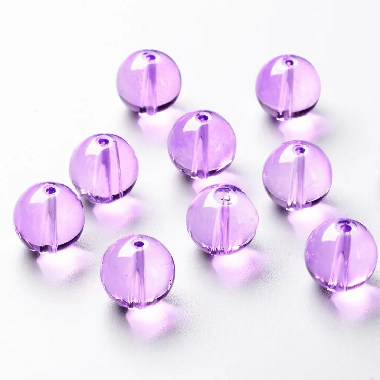 Стеклянные шарики 14мм. Фиолетовое стекло. Шар с отверстием 10 мм. Стеклянный шар фиолетовый.