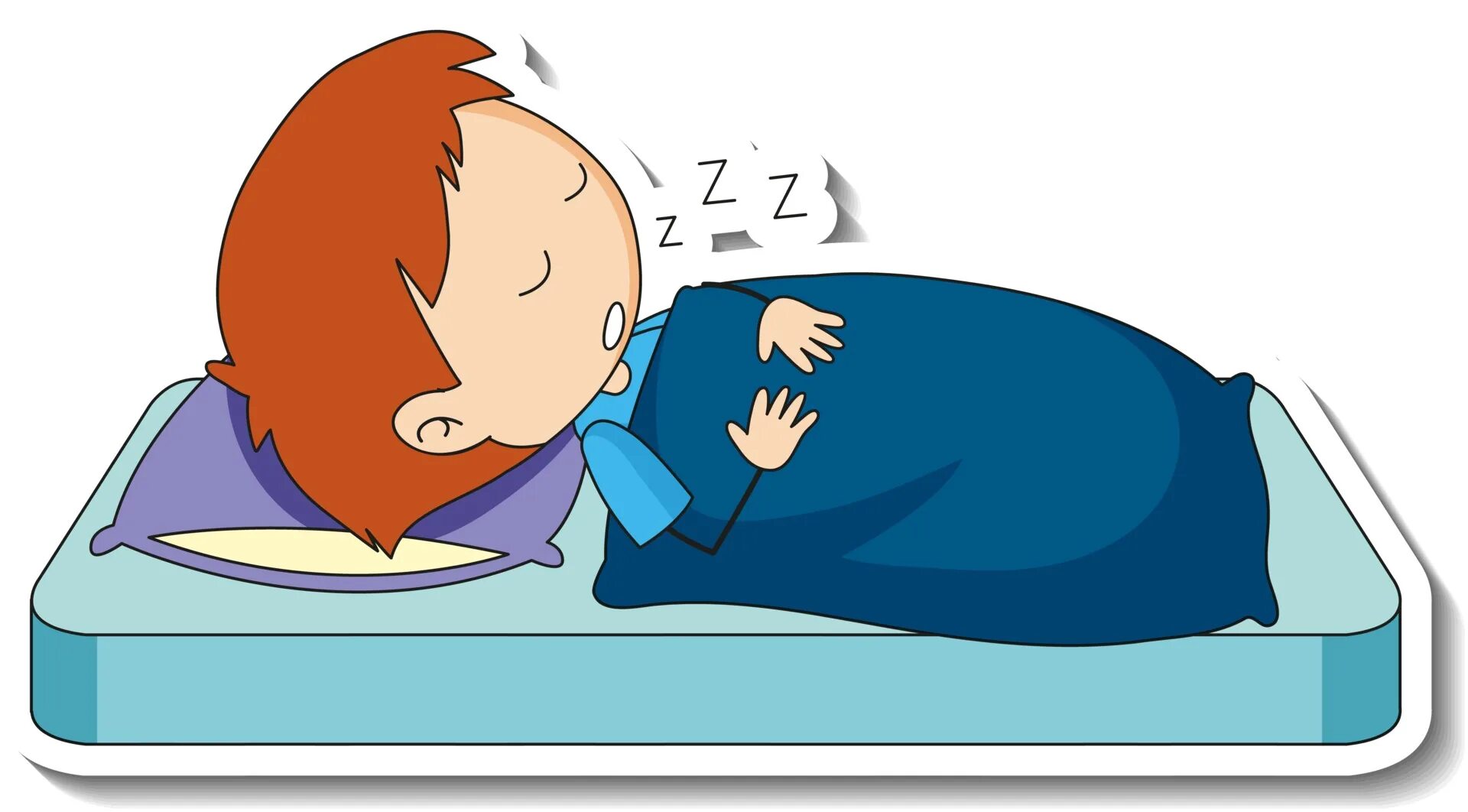 He sleep