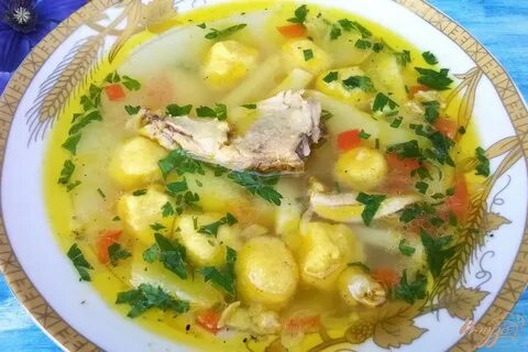 Суп с картофельными клецками рецепт