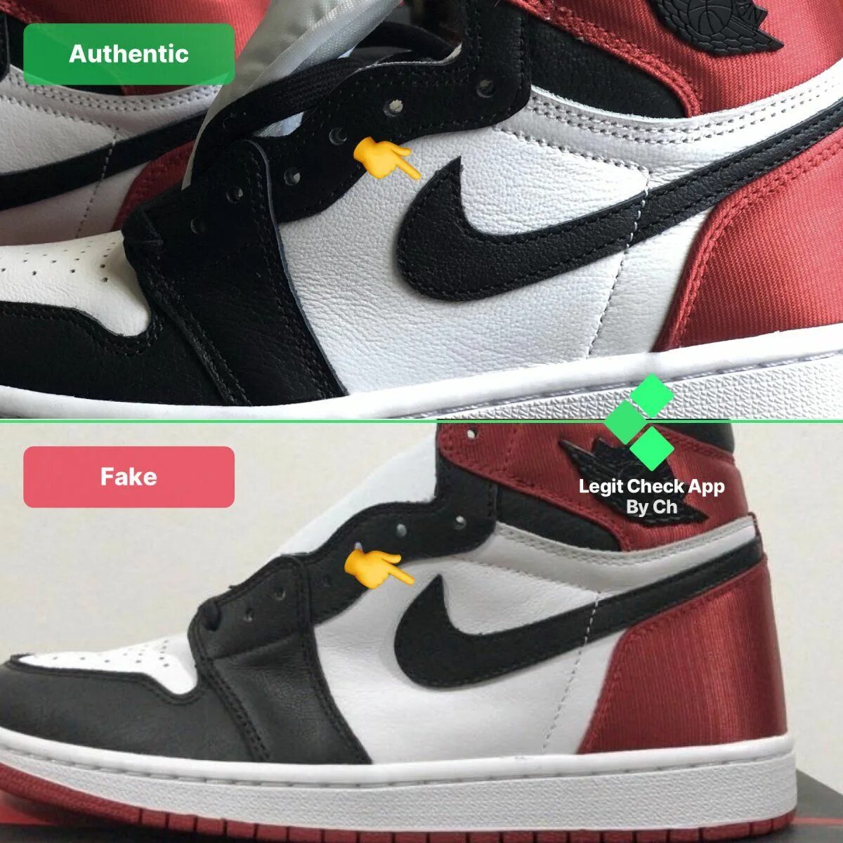 Nike Air Jordan 1 fake vs Original. Air Jordan 1 legit check.